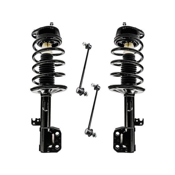 Front Strut Assembly and Sway Bar Link Kit - Compatible with 2003 - 2008 Pontiac Vibe 2004 2005 2006 2007