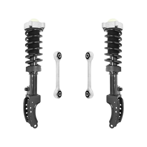 Front Strut Assembly and Sway Bar Link Kit - Compatible with 2004 - 2010 Volkswagen Touareg 2005 2006 2007 2008 2009