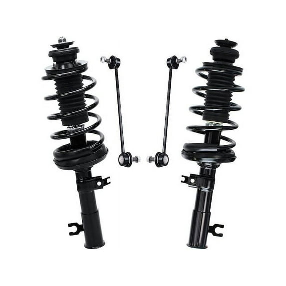 Front Strut Assembly and Sway Bar Link Kit - Compatible with 2004 - 2011 Chevy Aveo 2005 2006 2007 2008 2009 2010