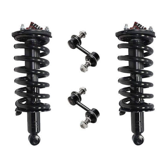Front Strut Assembly and Sway Bar Link Kit - Compatible with 2005 - 2015 Nissan Armada 2006 2007 2008 2009 2010 2011 2012 2013 2014