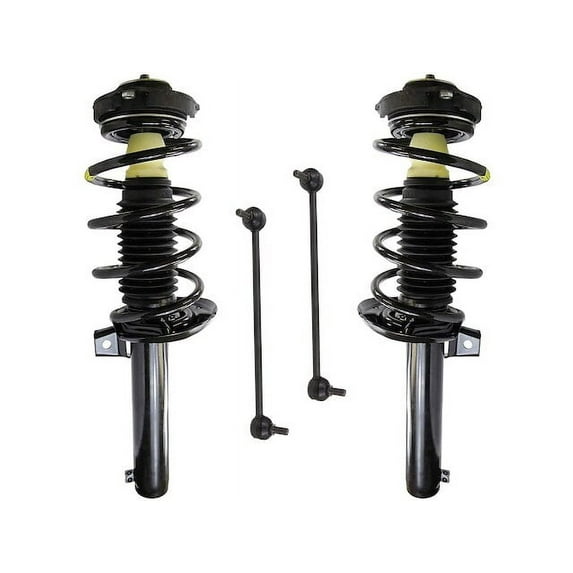 Front Strut Assembly and Sway Bar Link Kit - Compatible with 2006 - 2013 Audi A3 2007 2008 2009 2010 2011 2012
