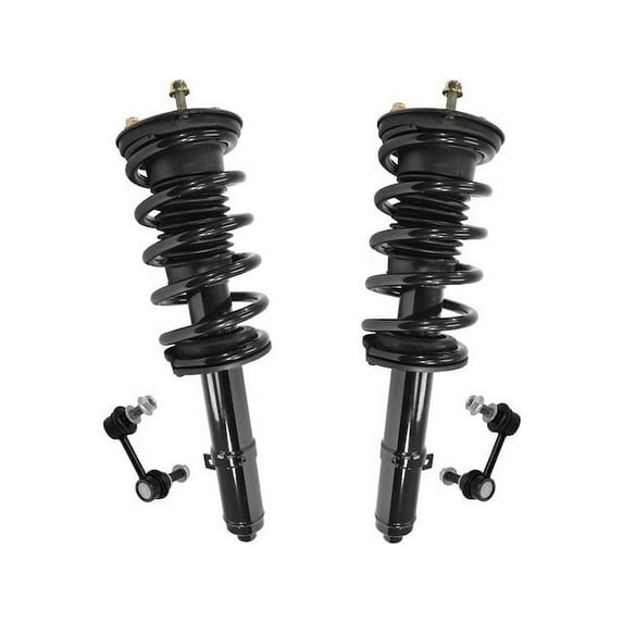 Front Strut Assembly and Sway Bar Link Kit - Compatible with 2006 - 2013 IS250 Base AWD 2007 2008 2009 2010 2011 2012