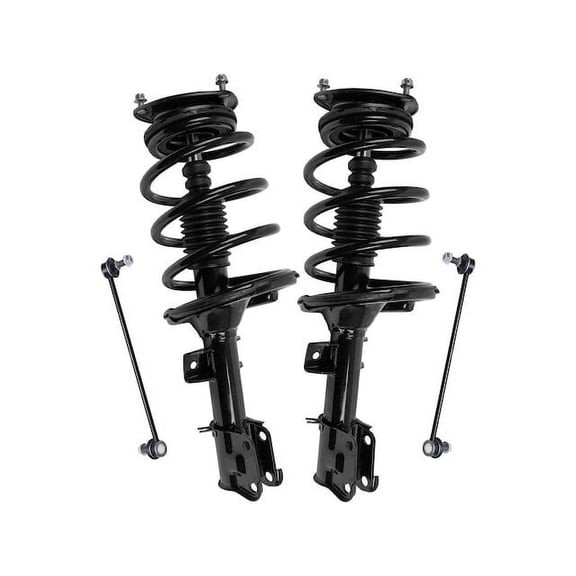 Front Strut Assembly and Sway Bar Link Kit - Compatible with 2007 - 2012 Hyundai Veracruz 2008 2009 2010 2011