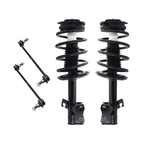 Front Strut Assembly and Sway Bar Link Kit - Compatible with 2007 - 2012 Nissan Sentra 2008 2009 2010 2011