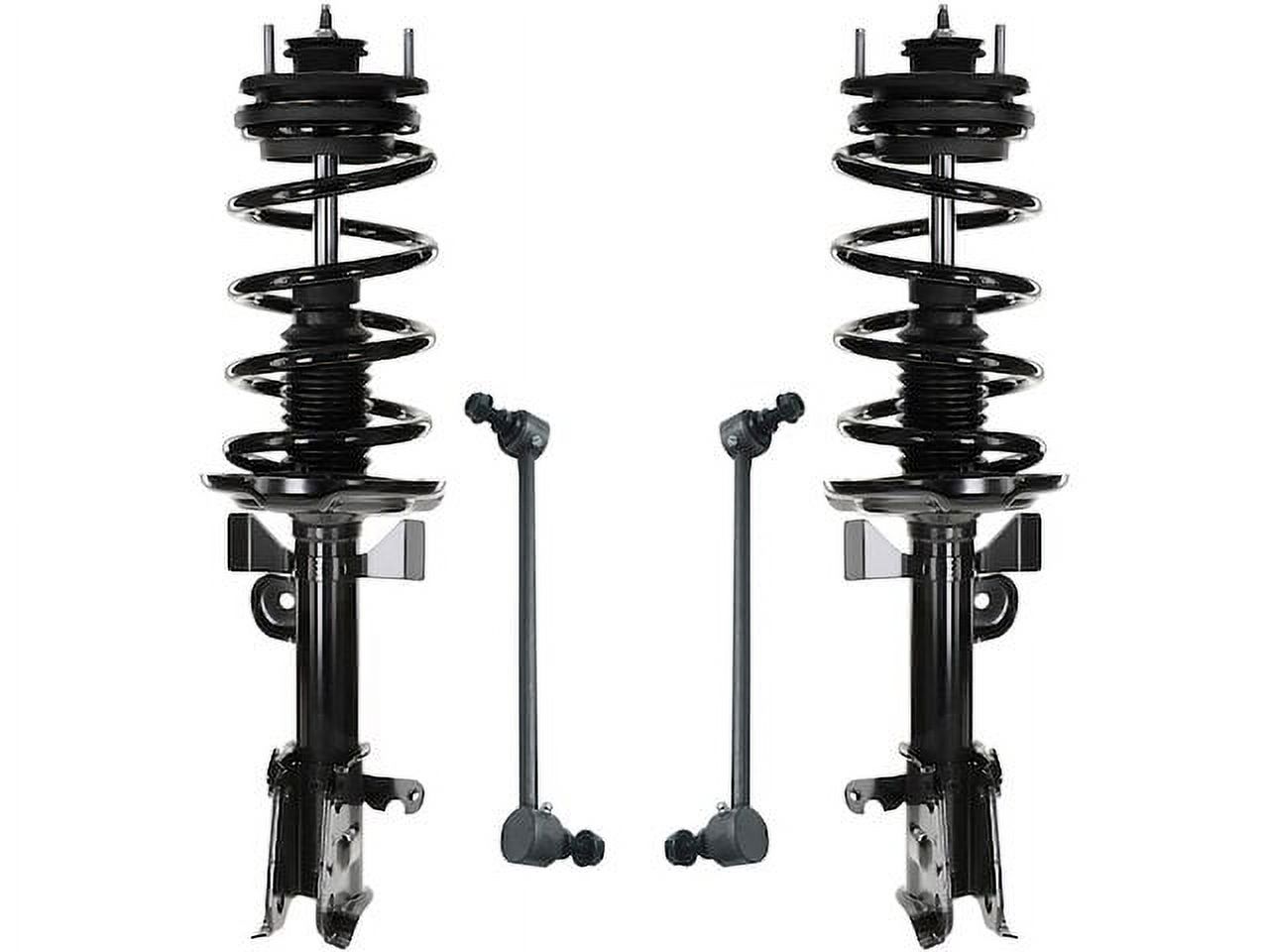 2009-2015 Honda Pilot Front Strut Assembly & Sway Bar Link Kit ...