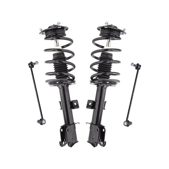 Front Strut Assembly and Sway Bar Link Kit - Compatible with 2010 - 2012 Hyundai Santa Fe 2011