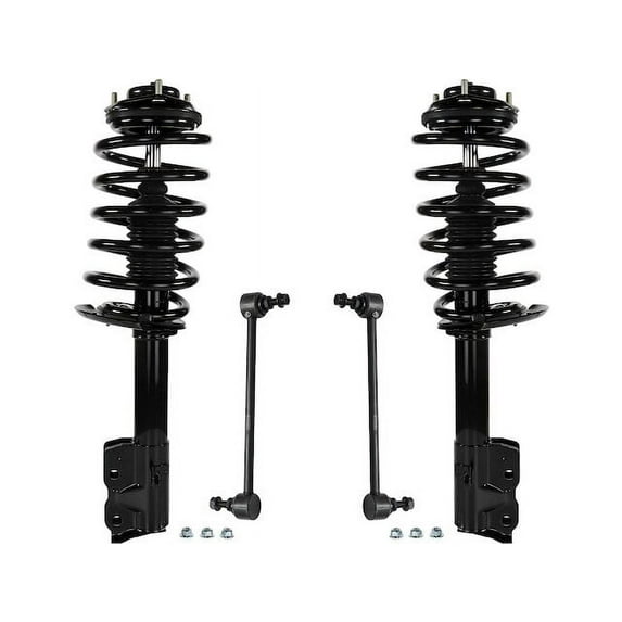 Front Strut Assembly and Sway Bar Link Kit - Compatible with 2011 - 2017 Jeep Patriot 2012 2013 2014 2015 2016