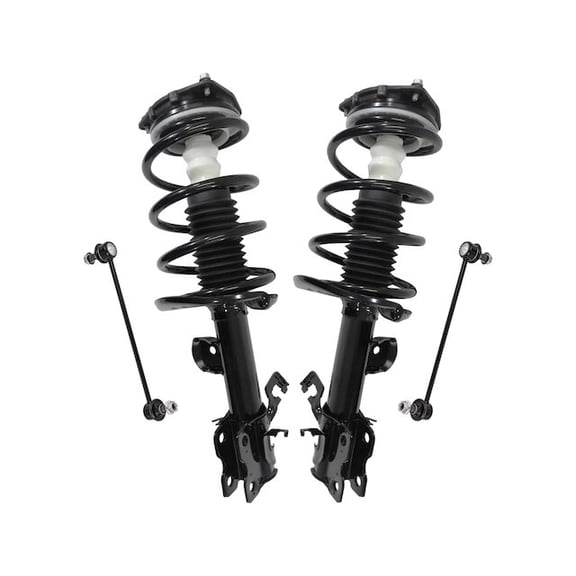 Front Strut Assembly and Sway Bar Link Kit - Compatible with 2011 - 2017 Nissan Juke 2012 2013 2014 2015 2016