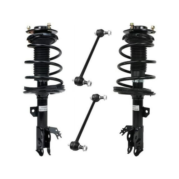 Front Strut Assembly and Sway Bar Link Kit - Compatible with 2012 - 2017 Toyota Camry 2013 2014 2015 2016