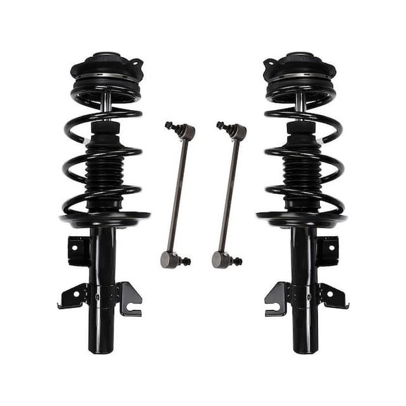 Front Strut Assembly and Sway Bar Link Kit - Compatible with 2013 - 2016 Dodge Dart 2014 2015