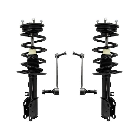 Front Strut Assembly and Sway Bar Link Kit - Compatible with 2013 - 2018 Ford Taurus 3.5L V6 2014 2015 2016 2017