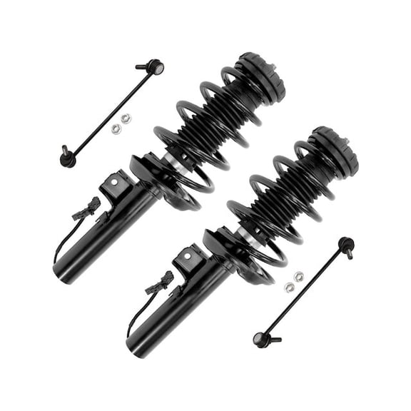 Front Strut Assembly and Sway Bar Link Kit - Compatible with 2013 - 2019 Cadillac XTS Sedan 2014 2015 2016 2017 2018