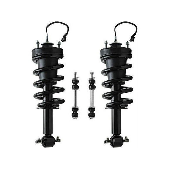 Front Strut Assembly and Sway Bar Link Kit - Compatible with 2015 - 2019 Chevy Suburban 2016 2017 2018