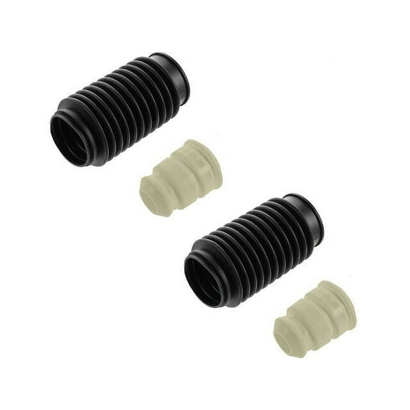 Front Strut Bellows Set 2 Piece Set - Compatible with 2001 - 2006 BMW 330Ci 2002 2003 2004 2005