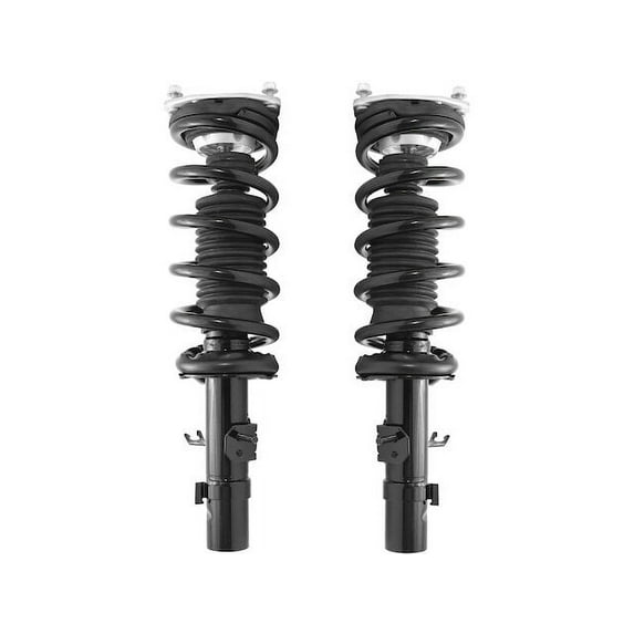 Front Strut and Coil Spring Assembly 2 Piece Kit - Compatible with 2009 - 2013 Infiniti G37 AWD Sedan (Excludes Rear Wheel Drive and Coupe Models) 2010 2011 2012