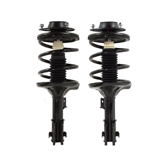 Front Strut and Coil Spring Assembly Set of 2 - Compatible with 2000 - 2005 Mitsubishi Eclipse Hatchback (Fits Hatchback Coupe Models Only) 2001 2002 2003 2004