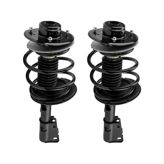 Front Strut and Coil Spring Assembly Set of 2 - Compatible with 2001 - 2007 Dodge Grand Caravan FWD (Excludes Raised Roof and Handicap Conversion Models) 2002 2003 2004 2005 2006
