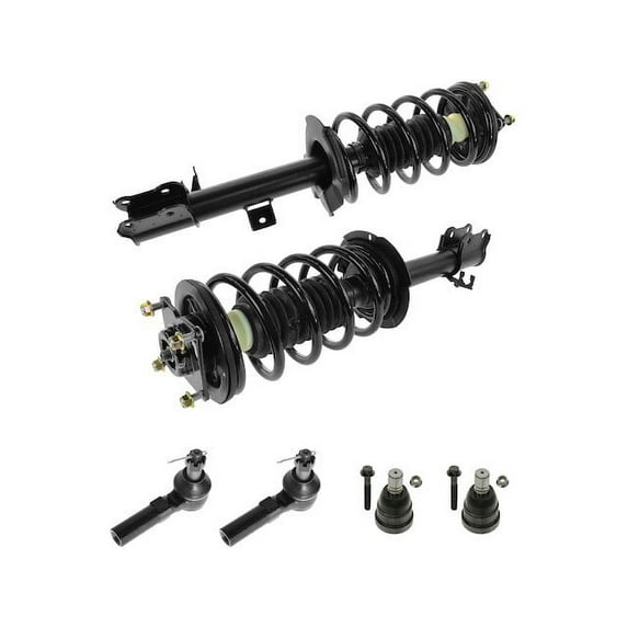 Front Strut Coil Spring Ball Joint Kit 6 Piece - Compatible with 2001 - 2009 Ford Escape 2002 2003 2004 2005 2006 2007 2008