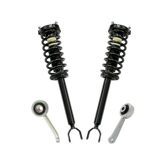 Front Strut Coil Spring Sway Bar Link Kit 4 Piece - Compatible with 2003 - 2006 Mercedes-Benz E500 2004 2005
