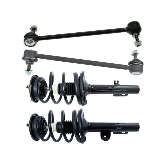 Front Strut Coil Spring Sway Bar Link Kit 4 Piece - Compatible with 2005 - 2007 Ford Freestyle 2006