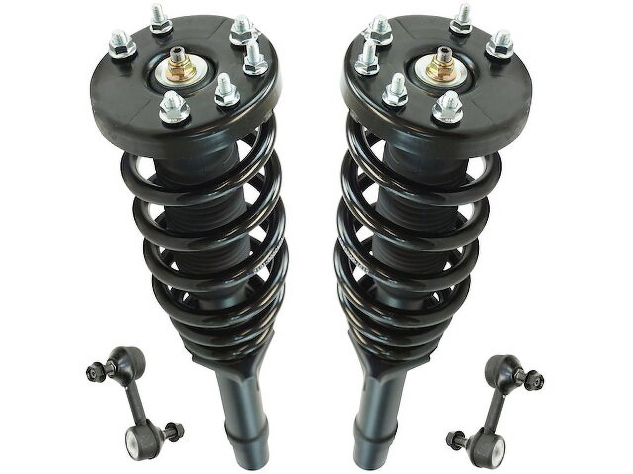 Front Complete Struts W/ Coil Springs & Sway Bar Links For Ford Focus St 14 15