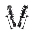 thumbnail image 1 of Front Strut Coil Spring Sway Bar Link Kit 4 Piece - Compatible with 2011 - 2014 Mazda 2 2012 2013, 1 of 2