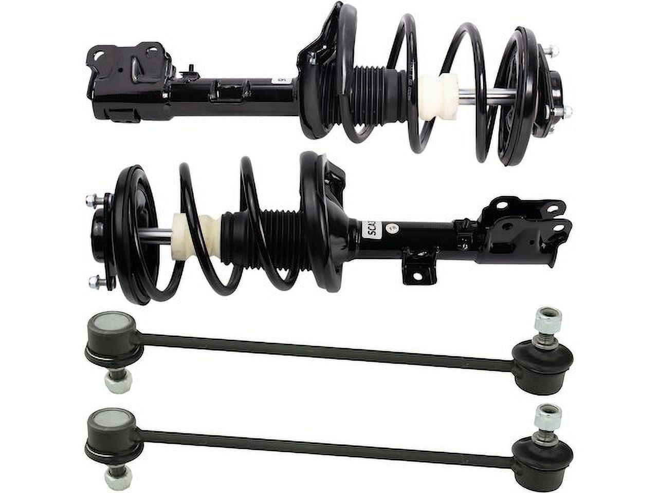 T.RQ Front Strut Coil Spring Sway Bar Link Kit 4 Piece, 2011