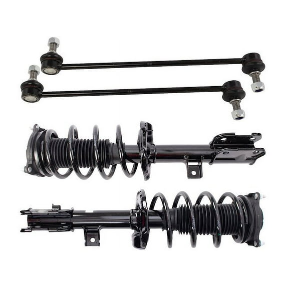 Front Strut Coil Spring Sway Bar Link Kit 4 Piece - Compatible with 2015 - 2020 Kia Sedona 2016 2017 2018 2019
