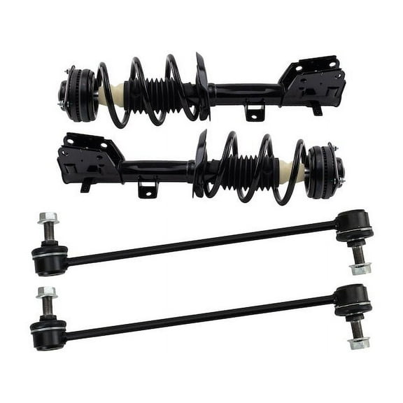 Front Strut Coil Spring Sway Bar Link Kit 4 Piece - Compatible with 2017 - 2020 Chrysler Pacifica 2018 2019