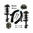 thumbnail image 1 of Front Strut Coil Spring Wheel Hub Control Arm Kit - Compatible with 2007 - 2011 Nissan Versa 2008 2009 2010, 1 of 2