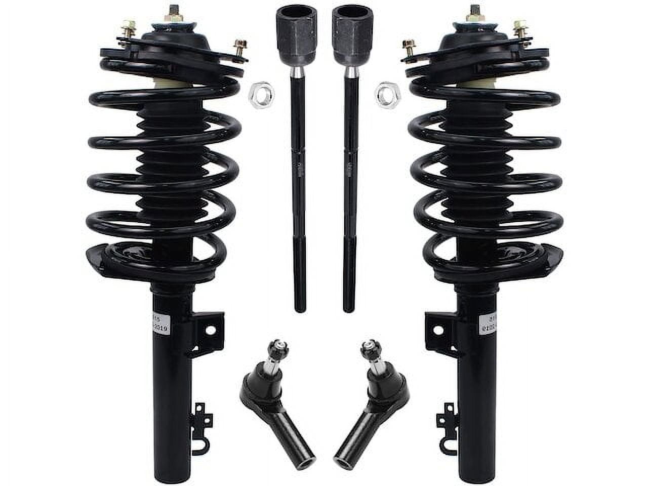 Front Strut Coil Spring and Tie Rod End Kit - Compatible with 1996 ...