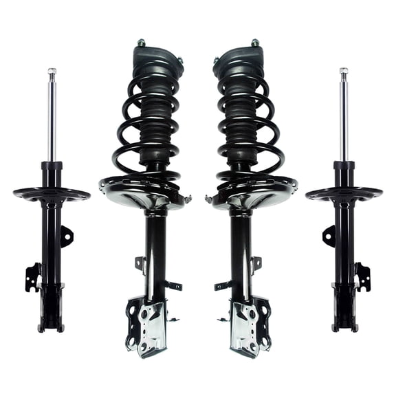 Front Strut-Rear Quick Complete Strut-Coil Spring For 2013-2016 Toyota Venza AWD