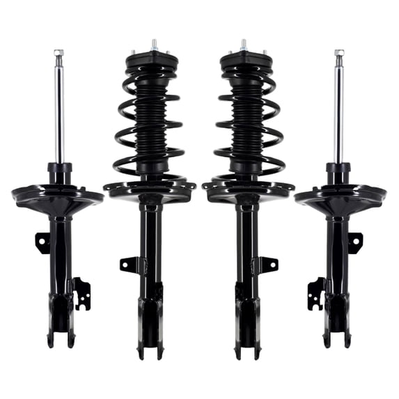 Front Strut-Rear Quick Complete Strut For 2004-2007 Toyota Highlander FWD