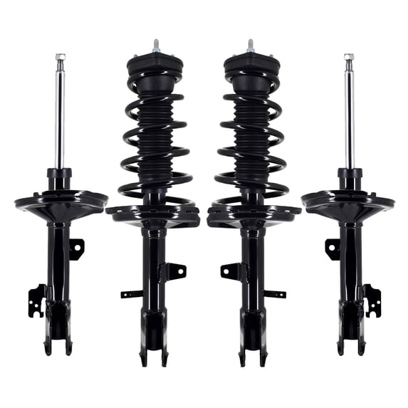 Front Strut-Rear Quick Complete Strut For 2008 2009 Lexus RX350 AWD