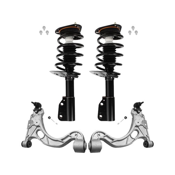 Front Strut and Control Arm Kit - Compatible with 1998 - 2005 Buick Park Avenue 1999 2000 2001 2002 2003 2004