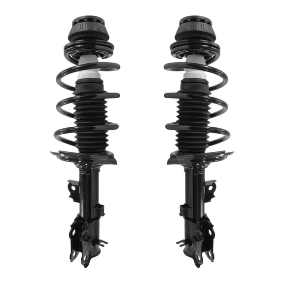 Unity Automotive 2-11185-11186-001 2 Wheel Complete Strut Kit Fits 2012-2017 Hyundai Accent