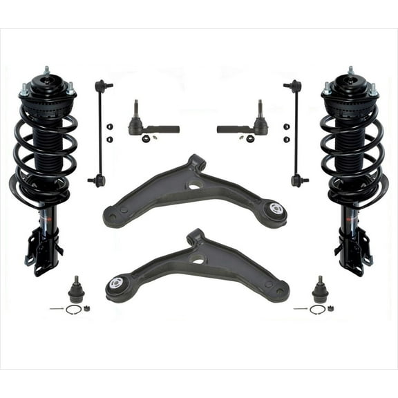 Front Struts 8 Pcs Kit Fits 08-10 Sebring Convertible Front Wheel Drive