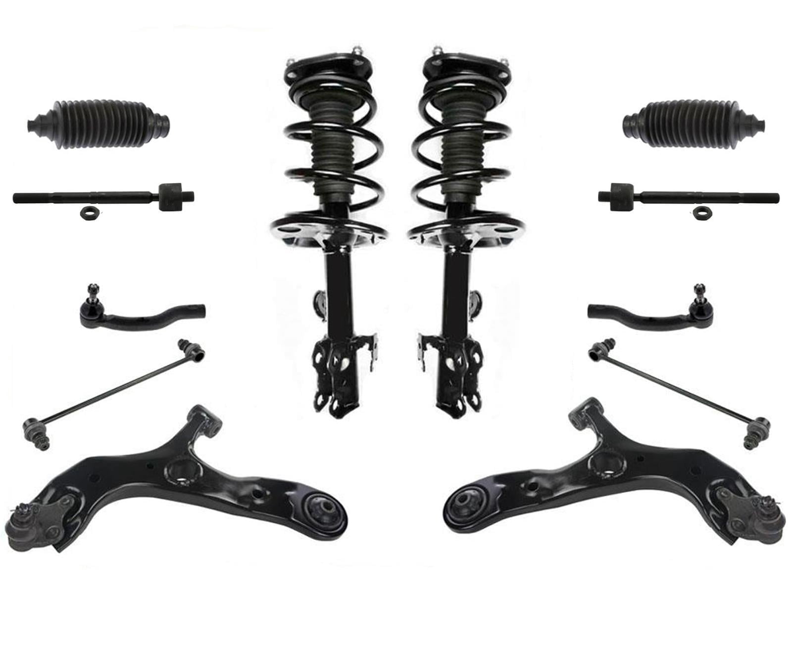 Front Struts & Arms 12 Pcs Chassis Kit for Toyota Rav4 6 Speed ...