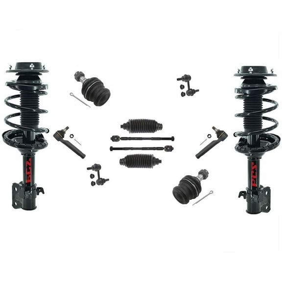 Front Struts Ball Joints Tie Rods Links Fits 2014-2016 Subaru Forester 2.5L