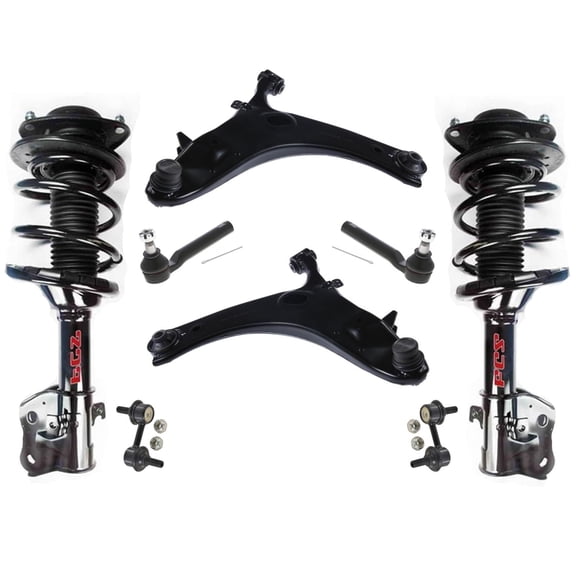 Front Struts Control Arms Ball Joint Tie Rods & Links for 11-14 Subaru WRX 2.5L