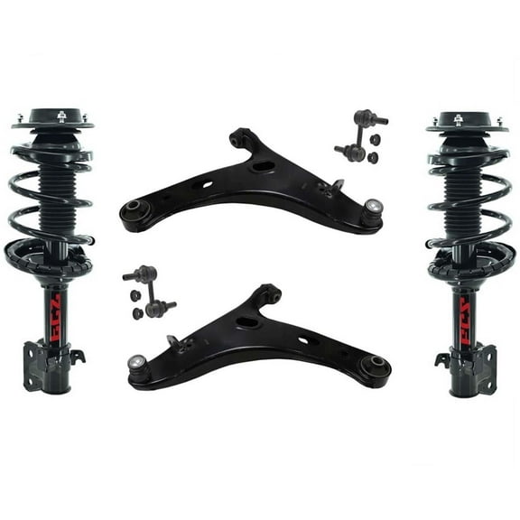 Front Struts Control Arms Ball Joints Links Fits 14-16 Subaru Forester 2.5L