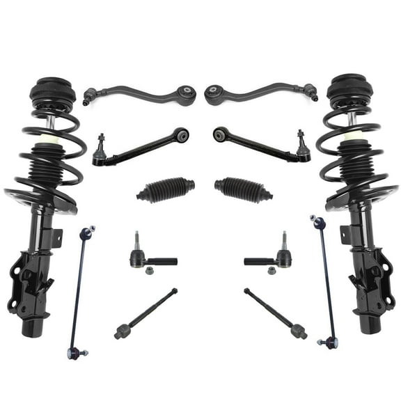 Front Struts Control Arms Tie Rods Links Fits 2010-2015 Chevrolet Camaro 3.6L