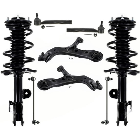 Front Struts Control Arms Tie Rods & Links For 2015-2017 Lexus NX200T F Sport