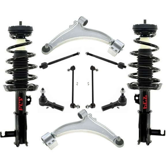 Front Struts Control Arms Tie Rods & Links For Regal 13-17 W/O Active Suspension