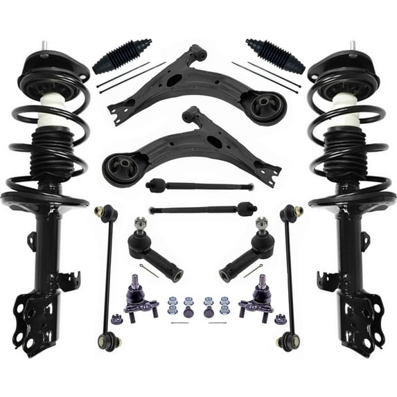 Front Struts Control Arms Tie Rods & Links For Toyota Matrix 2.4L 2009-2013