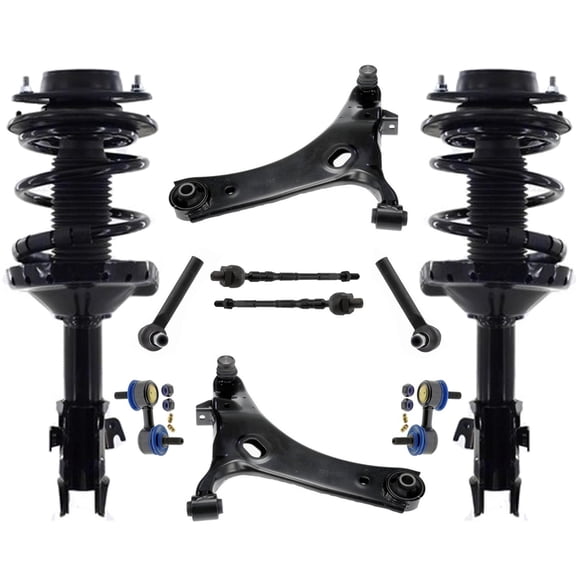 Front Struts Control Arms Tie Rods & Links For WRX STI Hatchback 2012-2014