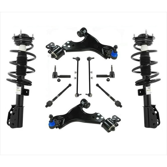 Front Struts Lower Control Arms Chassis Kit For GMC Acadia 13-15 10pc