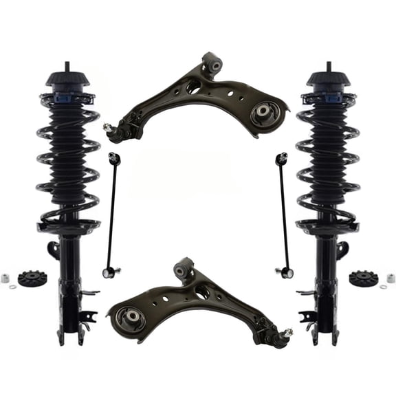 Front Struts Lower Control Arms Links For 2016-2021 Honda HR-V Front Wheel Drive