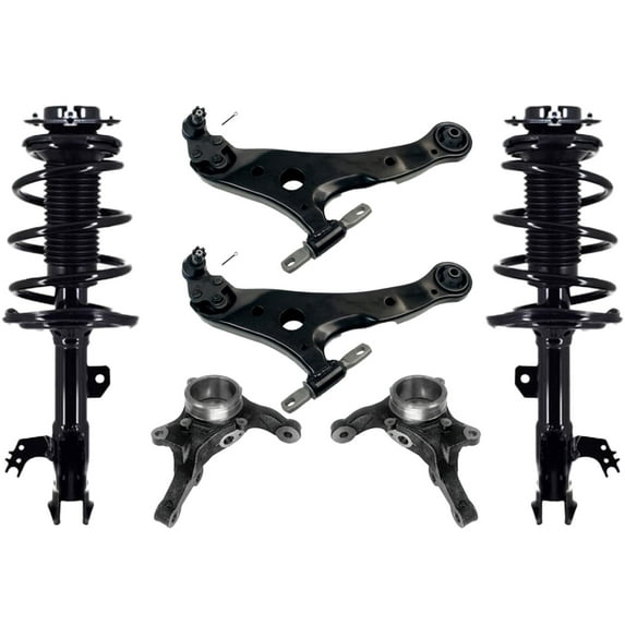 Front Struts Lower Control Arms & Steering Knuckles for Toyota Avalon 2013-2015