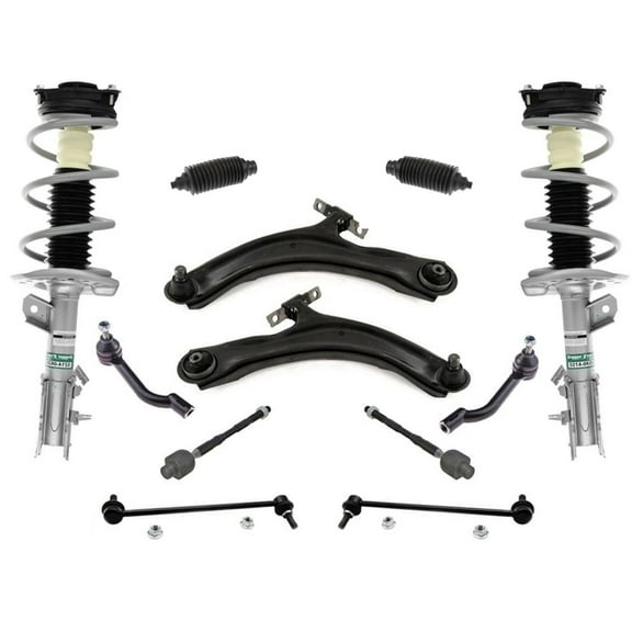 Front Struts Lower Control Arms Tie Rod For Nissan Rogue 2013-15 Old Body Style